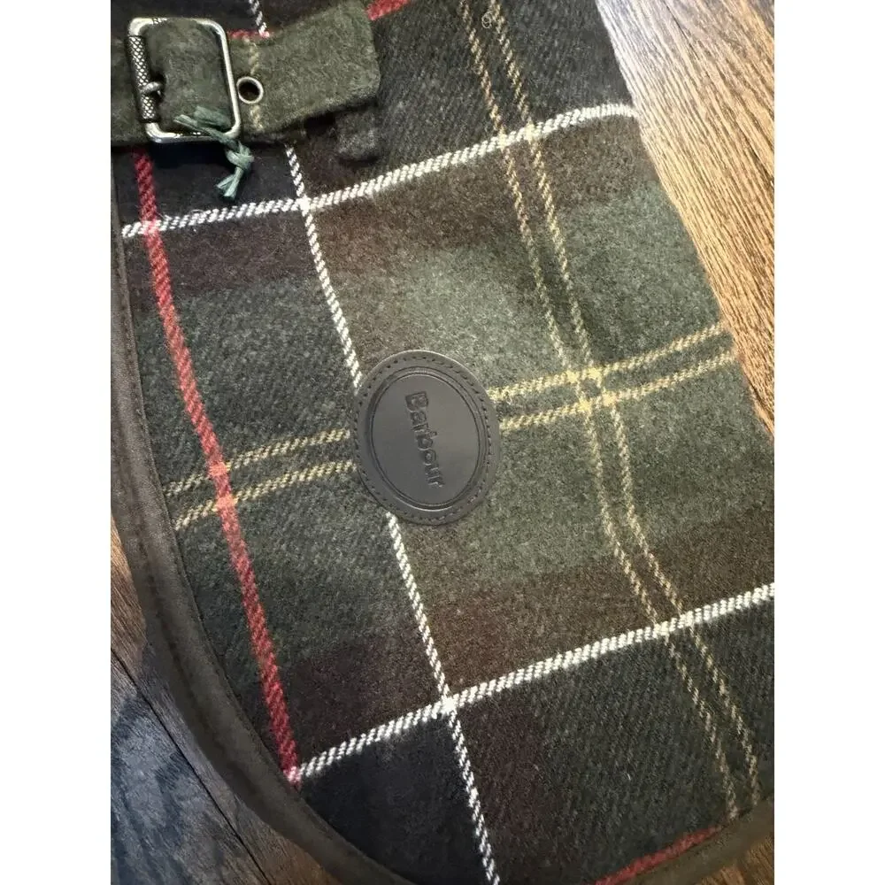 Barbour Wool Touch Fleece Lined Dog Coat Waterproof Sz M NEW $98